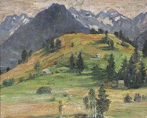 Berglandschaft Im Engadin