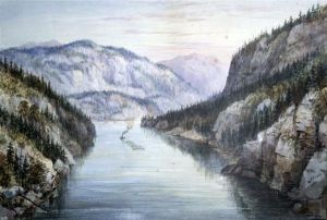On The Frazer River, British Columbia by Washington F. Friend
