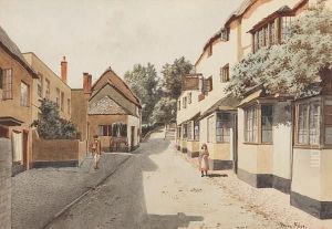Minehead Street Scene by Harry Frier