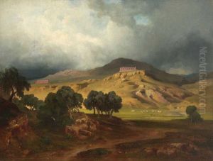 Italienische Landschaft by Bernhard Fries