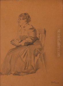Seated Woman by Charles Arthur Fries