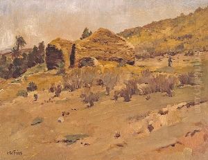 Adobe Near Old Town by Charles Arthur Fries
