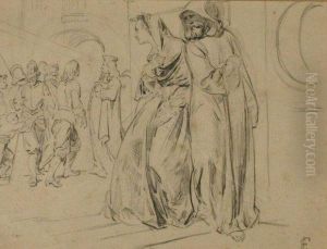 Scene De Genre by Ernst Fries