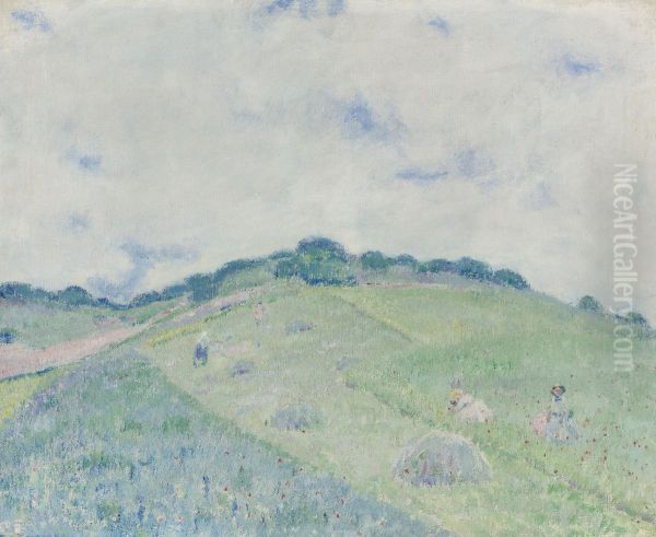 Hill At Giverny - view 1