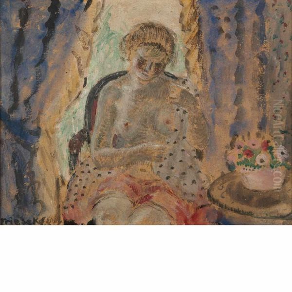 Seated Nude Before A Window - view 1