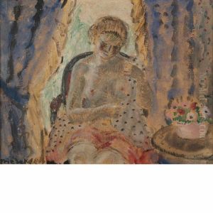 Seated Nude Before A Window by Frederick Carl Frieseke