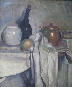 A Kitchen Still Life by Frederick Trapp Friis
