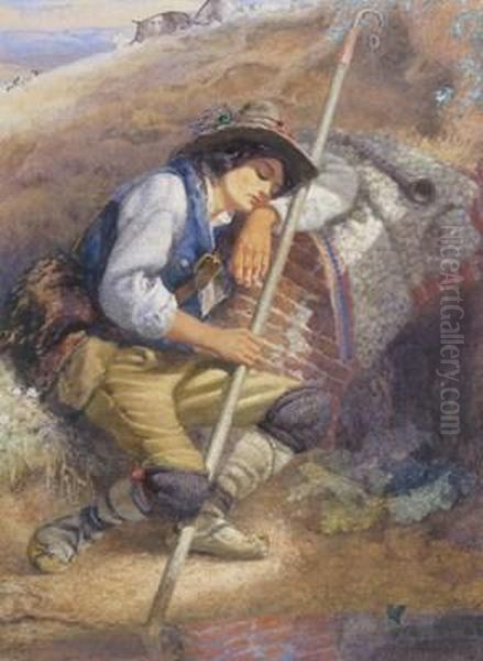 A Sleeping Shepherd - view 1