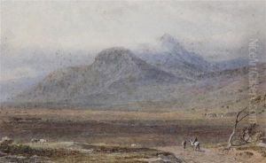 Travellers In A Mountainous Landscape