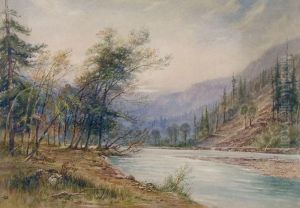 Cheakamus River by Thomas William Roberts