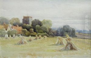 Corn Stooks by Tom Fripp