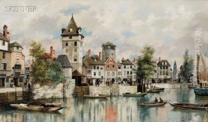 Canal View by Johann Christoph Frisch
