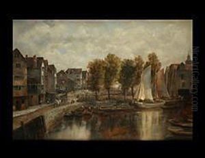 Fischerhafen Mit Hausern Am Ufer