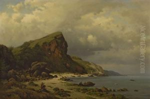 Englische Meereskuste by Heinrich Ludwig Frische