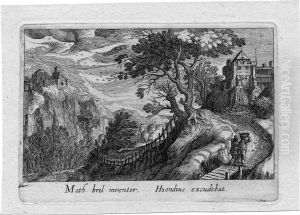 Vier Landschaften by Simon Wynouts Frisius