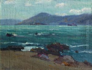 A Breezy Day At Seatoun, Wellington by Claus Edward Fristrom