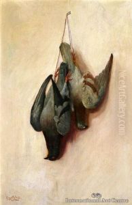 A Brace Of Pigeons by Claus Edward Fristrom
