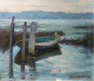 Waikanae Estuary by Claus Edward Fristrom