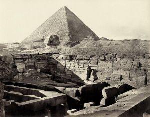 The Great Pyramid And Excavated Temple by Francis Frith