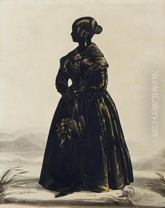 A Silhouette Of Miss Martha Bebb