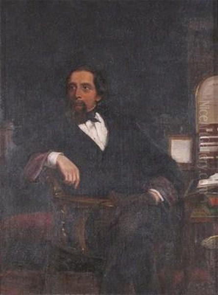 Portrait Of Charles Dickens - view 1