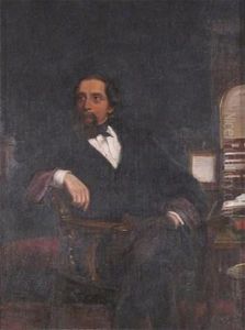 Portrait Of Charles Dickens by William Powell Frith