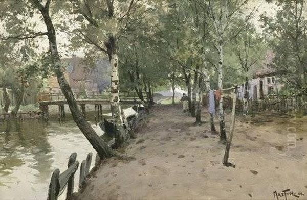 "am Canal" - Hauser An Einem Spreewal - view 1