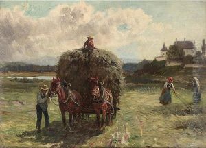 De Hooiwagen" by Fritz Von Venne