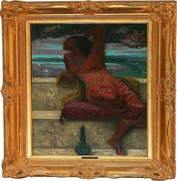 Odalisk On Abalcony - view 1