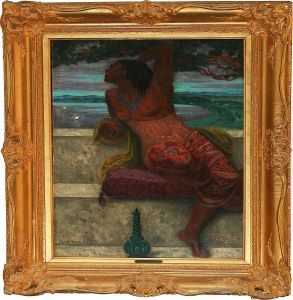 Odalisk On Abalcony by Hermann Frobenius