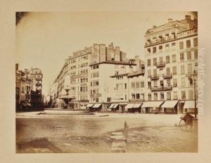 Deux Vues De La Place De La Prefecture by Louis Froissard