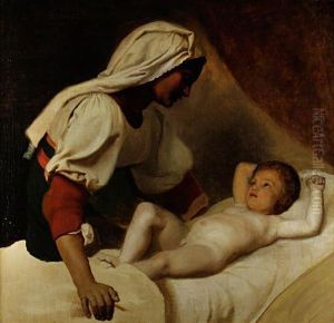 Mother And Child by Lorenz Frolich