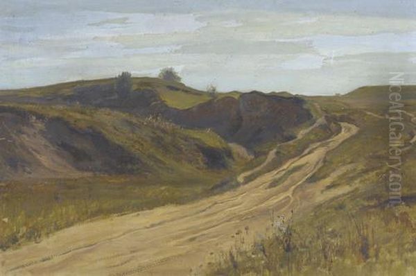 Landschaftsstudie Mit Weg - view 1