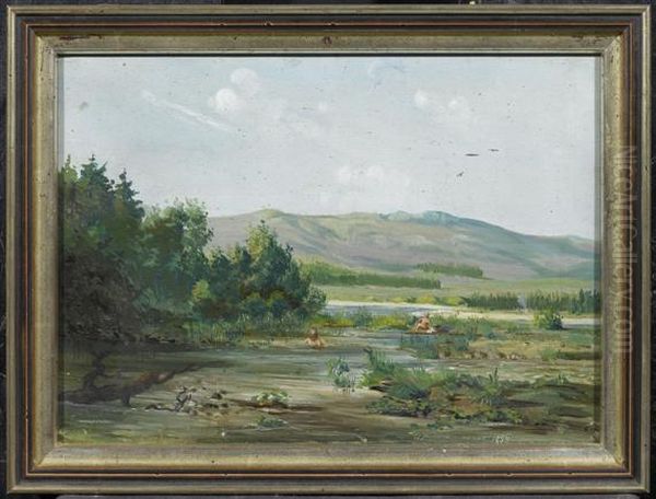 Landscape With Two Bathers - view 1