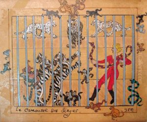 Le Carrousel Des Singes by Jacques Froment-Meurice