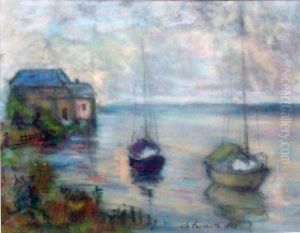 Paysage De Bord De Mer by Charles Henry Fromuth