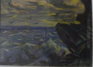 Cote Rocheuse by Charles Henry Fromuth
