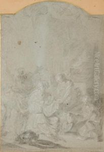 La Naissance De La Vierge by Jean-Charles Frontier