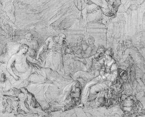 Antiochus And Stratonica by Jean-Charles Frontier