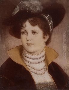 Damenportrait by Carl Froschl