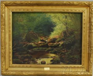 Woodland Stream by George Albert Frost