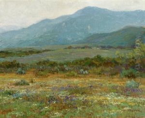 Foothill Landscape With Wildflowers