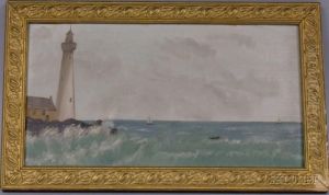 Marine Scene In The Manner Of Jon Frost by John Frost