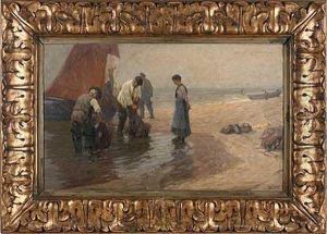 Fischer Am Strand by Martin Frost