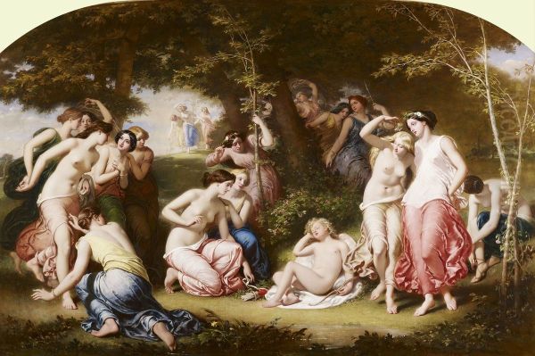 The Disarming Of Cupid by William Edward Frost