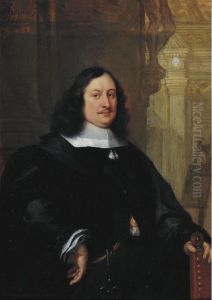 Sold By The J. Paul Getty Museum To Benefit Future Painting Acquisitions
 

 
 
 

 
 Portrait Of David Teniers, Three-quarter Length, Wearing A Black Cloak And White Collar, Resting His Left Hand On
