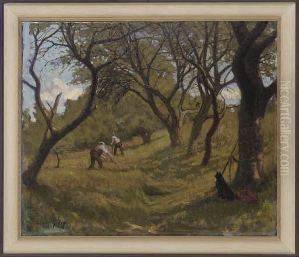 Cutting The Orchard, Snatts, Limpsfield - view 1