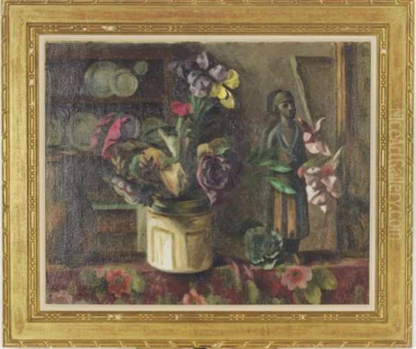Still Life With African Figure - view 1
