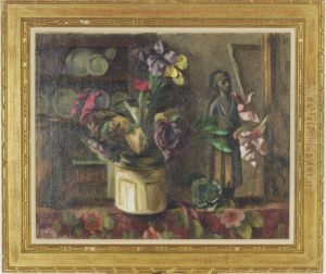 Still Life With African Figure by Roger Fry