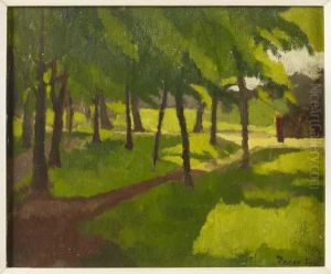 Trees In Sunlight by Roger Fry